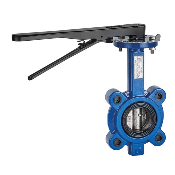 Ductile iron Lug butterfly valve for drinking water, manual gear version (Fig. 432WG / 4325G) and lever version (Fig. 432WL / 4325L)